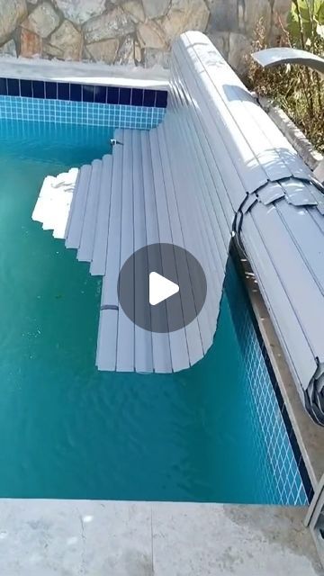 Poolcotec Inc. | Pool Cover Technology on Instagram: "Automatic Slatted Pool Covers  Fits perfectly. Looks great.  Customized production, made-to-measure for greater convenience and safety  Poolcotec slatted covers save energy and costs, conserve the environment and ensure crystal-clear water.  @poolcotec #poolcotec #swimmingpool #pool #cover #poolcover #aesthetic #water #saving #safety #luxury #notrack #landscape #design #newyork #miami #losangeles #florida #usa #easy #hygiene #winter #summer #ideal #cleaning #protect #what #matters #kids #dogs #cat" Swimming Pool Inspiration, Swimming Pools Cover Ideas, Lap Pool Designs Small Yards, Covered Pools Ideas, Automatic Pool Covers Inground, Outdoor Pool Cover, Diy Inground Pool Cover, Diy Pool Covers Inground, Cover Pool Equipment Ideas