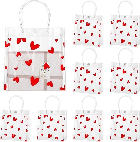 Rhinestone Party Bag For Valentine's Day, Casual Gift Bag For Valentine's Day, Cheap Cute Bags For Valentine's Day, Trendy Large Capacity Bag For Valentine's Day, Trendy Valentine's Day Shopping Bag, Retail Shopping Bags, Valentines Day Bags, Clear Gift Bags, Cotton Candy Flavoring