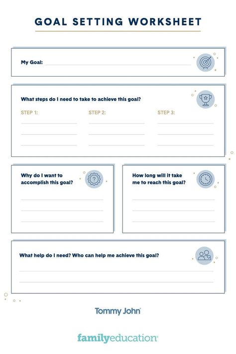 Goal Setting Worksheet Printables, Goal Planning Worksheet, Smart Goals Worksheet, Goal Setting Sheet, Goal Setting Activities, Goal Setting Planner, Goals Printable, Goals Sheet, Kids Goals