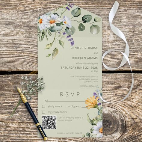 Sage And Lavender Wedding, Sage And Lavender, Sage Green Background, Light Sage Green, Purple Wedding Invitations, Wedding Invitations Zazzle, Rsvp Postcard, Eucalyptus Greenery, Lavender Floral