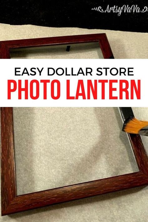 Easy Living Room Decor, Photo Lantern, Diy Concrete Planters, Diy Lanterns, Easy Living, Rustic Frames, Diy Home Decor On A Budget, Diy Home Decor Easy, Concrete Diy