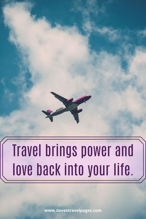 Quotes about the benefits of travel: “Travel brings power and love back into your life.” – Jalaluddin Rumi Quotes On Travelling, Benefits Of Traveling, Discover Quotes Travel, Quotes About Travelling The World, Save Travel Quotes, Be A Traveler Not A Tourist Quotes, Travel Benefits, Michelin Guide, Fear Of Flying