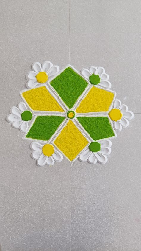 beautiful and easy rangoli design 😍 Art Satisfying, Easy Rangoli Design, Rangoli Art, Easy Rangoli Designs, Easy Rangoli, Rangoli Design, Simple Rangoli, Small Business Ideas, Rangoli Designs