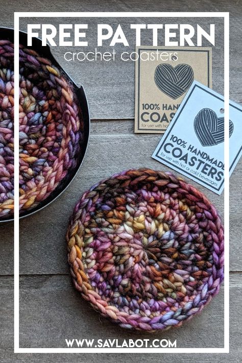 Knit Coaster, Coaster Patterns, Crochet Coasters Free Pattern, Free Pattern Crochet, Crochet Coaster Pattern, Crochet Coaster, Small Crochet, Crochet Kitchen, Crochet Dishcloths