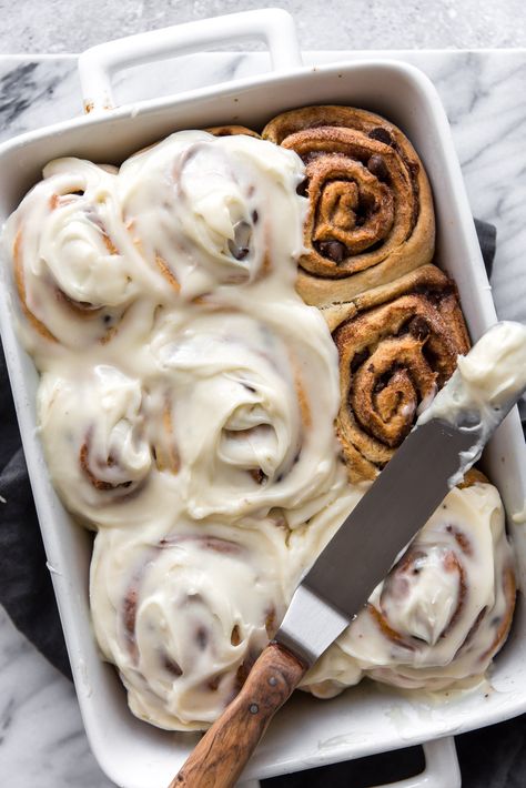 Cinnamon Rolls Pictures, Chocolate Chip Cinnamon Rolls, Cinnamon Roll Cookies Recipe, Pizza Rose, Cinnabon Cinnamon Rolls Recipe, Chocolate Creme Brulee, 5 Spice Powder, Breakfast Cinnamon, Cinnabon Cinnamon Rolls