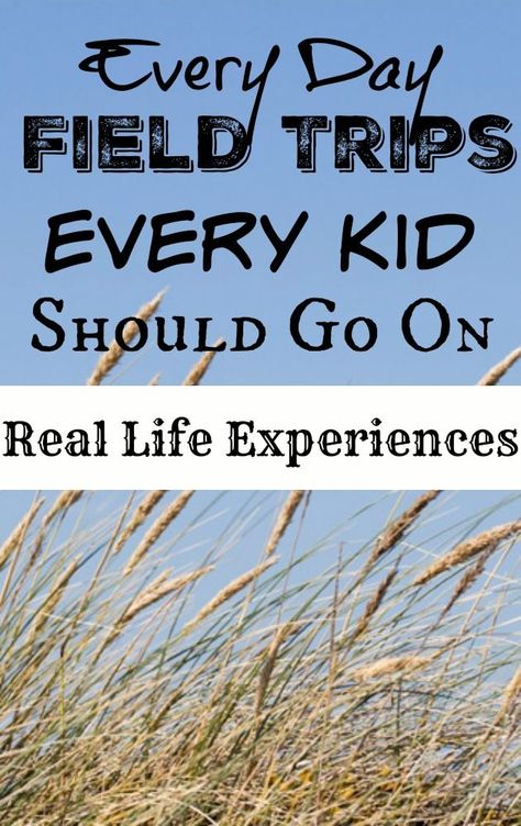 Real Life Field Trips Every Child Needs to Go On - Hands on Real Life experiences is how kids learn best. These are common places kids probably complain about going to until you both have a new perspective and turn your errands into an educational learning opportunity. Field Trip Ideas For Homeschoolers, Kindergarten Homeschool Field Trips, Farm Field Trip Activities, Virtual Field Trips For Preschool, Virtual Field Trips Elementary For Kids, Homeschool Middle School, Homeschool Field Trips, Homeschool Preschool Curriculum, School Field Trip