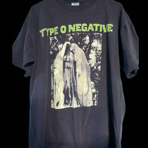 Vintage Type O Negative tragical misery tour shirt... - Depop Type O Negative Shirt, Type O Negative Band, Bleach Designs, Type 0 Negative, Evil Minion, Bleaching Clothes, Type O Negative, Clothing Pieces, Vintage Type