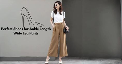 Comfy Flats, Perfect Shoes, Ankle Length, Leg Pants, Wide Leg Pants, Wide Leg, Sleek, Heels, Pants