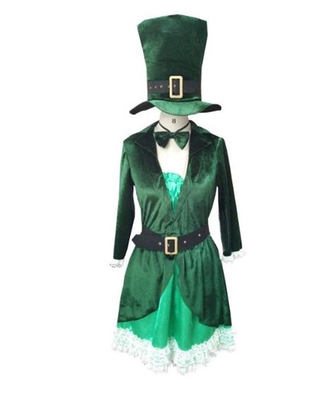 Halloween Party Online Womens Luscious Leprechaun Costume Green Large >>> Click image to review even more details. (This is an affiliate link). Irish Love, Leprechaun Costume, Irish Celebration, Costume Green, Teacher Halloween Costumes, Irish Festival, St Patrick's Day Costumes, Green Halloween, Dance Tutus