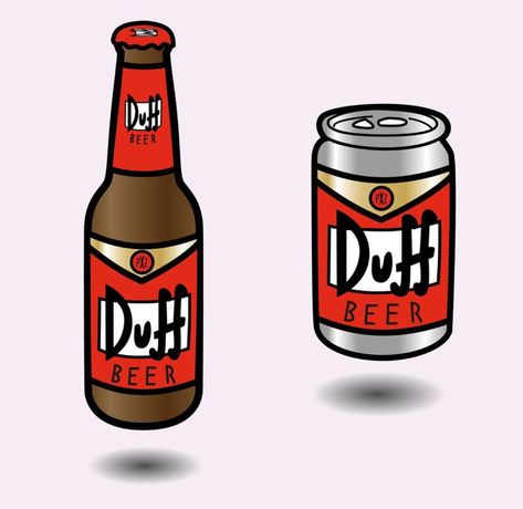 Duff Beer Tattoo, Beer Tattoo Ideas, Beer Drawing, Beer Tattoos, Navy Tattoos, Simpsons Tattoo, Comic Book Guy, Duff Beer, Batman Drawing