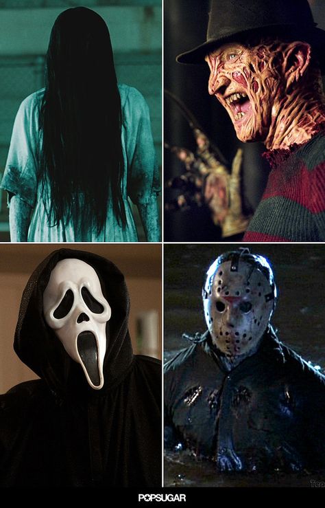 13 Horror Villain Halloween Costume Ideas That Will Freak Out Your Friends Horror Film Costumes, Horror Movie Villain Costumes, Hot Horror Movie Villains, 80s Horror Movies Costumes, Horror Movie Killers Costumes, Movie Character Costumes, Horror Costume, Horror Villains, Scary Movie Characters