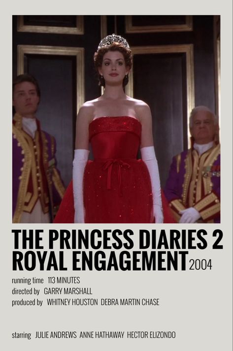 Princess Diaries 2 Poster, Princess Diaries 2 Movie Poster, Poloriod Movie Poster, Princess Diaries Royal Engagement, Princess Diaries 1, Princess Diaries 2, Tv Posters, The Princess Diaries, Polaroid Posters