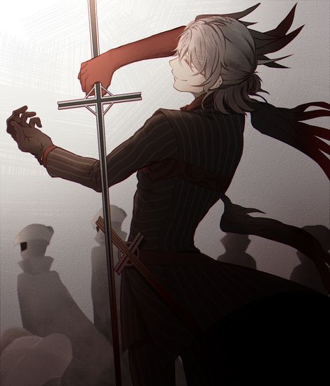 Antonio Salieri Fgo, Anime Swordsman, Antonio Salieri, Ronin Samurai, Shingeki No Bahamut, Persona Anime, Cool Anime Guys, Fate Grand Order, Fantasy Warrior