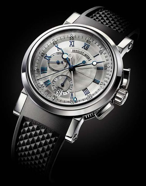 Breguet MARINE Chronograph, Breguet Timepieces and Luxury Watches on Presentwatch Breguet Classique, Luxury Watch Brands, Mens Fashion Watches, Luxury Timepieces, Watches Unique, Stylish Watches, Classic Watches, Fine Watches, Top Top