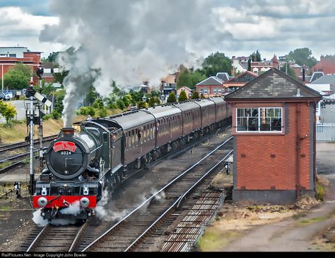 RailPictures.Net Photo: 6024 Great Western Railway Steam 4-6-0 at Kidderminster, United Kingdom by John Bowler Trains Photography, The Railway Series, Steam Trains Photography, London Midland Scottish Railway, Norfolk And Western Railroad, Great Western Railway, Steam Railway, Train Photography, Great Western