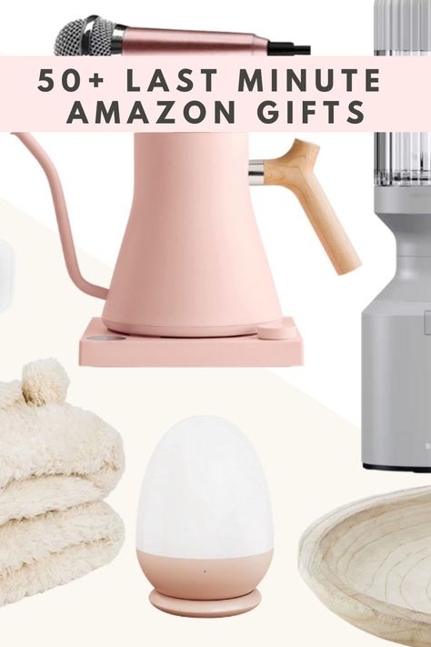 If you're scrambling to find a last minute gift from Amazon but overwhelmed with choice, here are the best Amazon gift ideas for last minute shoppers. Find last minute Amazon gift ideas for women, last minute Amazon gift ideas for men, Amazon home decor gift ideas, and last minute Amazon gift ideas for families. | last minute amazon gifts | last minute christmas gifts amazon | last minute birthday gifts amazon | last minute gift ideas amazon | best gift ideas on amazon Cheap Amazon Finds, Best Items On Amazon, Gift Ideas For Families, Gifts From Amazon, Amazon Gift Ideas, Best Amazon Gifts, Amazon Christmas Gifts, Best Amazon Finds, Gifts Amazon