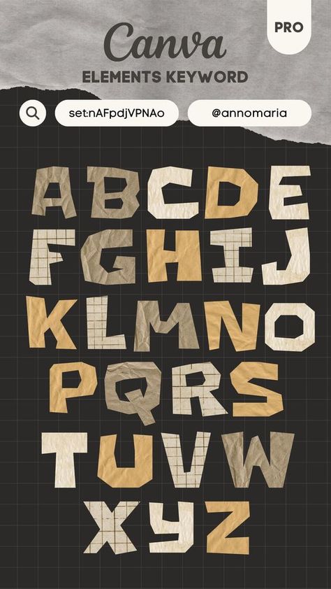 Canva elements keyword - Cut out Paper Letters Font fonts #font #fonts 4.643 Letter Elements Canva, Lettering Fonts Vintage, Font Canva Lettering, Fonts Vintage, Aesthetic Frame, Canva Aesthetic, Aesthetic Elements, Paper Letters, Alphabet Frames