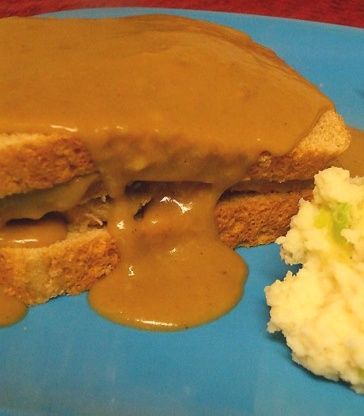 Second Time Around -- Hot Pork Sandwich With Gravy Hot Pork Sandwiches With Gravy, Pork And Gravy, Gravy Sandwich, Hot Ham Sandwiches, Leftover Pork Roast, Hot Sandwich Recipes, Roast Gravy, Pork Gravy, Pot Roast Crock Pot Recipes