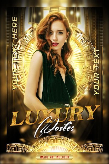 Luxury poster Premium Psd | Premium Psd #Freepik #psd #banner #poster #birthday #gold Party Design Poster, Club Background, Luxury Poster, Certificate Of Achievement Template, Birthday Gold, 3d M, Graphic Design Photo, Beauty Posters, Portfolio Design Layout