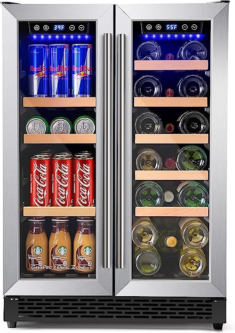 Glass Door Refrigerator, Drink Fridge, Beverage Coolers, Wine Coolers Drinks, Coffee Area, Stainless Steel Fridge, Beverage Fridge, Drink Cooler, Double Glass Doors