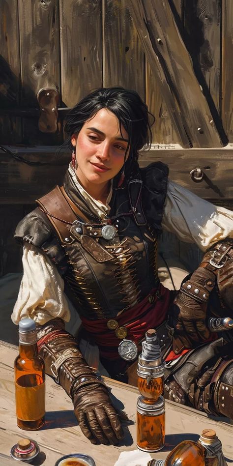 39707267503de5aa122f7ee5e9481a94.webp (768×1536) Sci Fi Pirate, Female Pirate Character Design, Dnd Pirate Art, Female Pirate Art, Rogue Character Design, Steampunk Character Art, Npc Dnd, Cartoon Cyberpunk, Pathfinder Rpg Characters