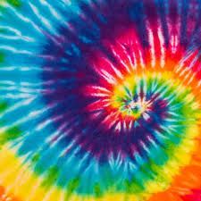 Tie Dye, Dye, Yellow, Red, Blue, Design