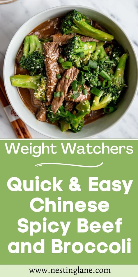 Spicy Beef And Broccoli, Beef And Broccoli Recipe, Chinese Dinner, Better Than Takeout, Beef And Broccoli, Broccoli Recipe, Lunch Idea, Spicy Beef, Easy Chinese