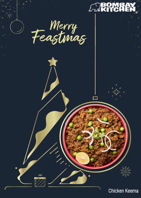 Food Christmas Creative Ads, Christmas Creative Ads For Food, Christmas Restaurant Poster, Christmas Food Poster Design, Christmas Food Poster, Christmas Content Ideas, New Year Ads, Meat Texture, Poster Motion