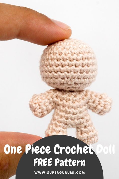 One Piece Crochet, Crochet Bodies, Doll Patterns Free, Doll Crochet Pattern, Crochet Dolls Free Patterns, Crochet Amigurumi Free Patterns, Crochet Amigurumi Free, Doll Crochet, Fun Crochet Projects