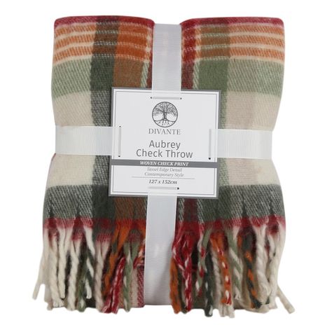 Autumnal Colours, Check Design, Cheque Design, Cold Day, Contemporary Style, Fall Decor, Tartan, Blankets, Throw Blanket