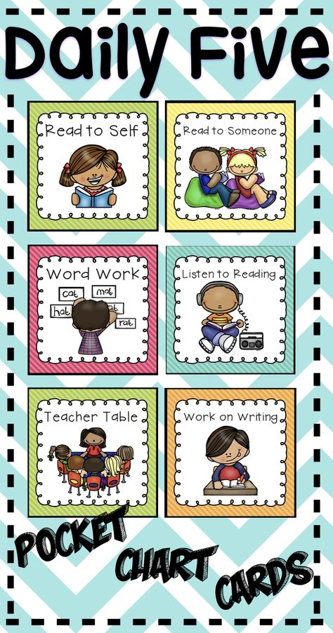 Manage Daily Five in your classroom with these cute cards.Includes Cards for: Read to Self, Read to Someone, Work on Writing, Listen to Reading, Word Work Teacher Table, Smartboard, iPad, Computer. Daily 5 Preschool, Daily Five First Grade, Daily Five Third Grade, Daily Five Kindergarten, Daily 5 First Grade, Daily 5 Kindergarten, Daily 5 Centers, Daily 5 Activities, Read To Someone