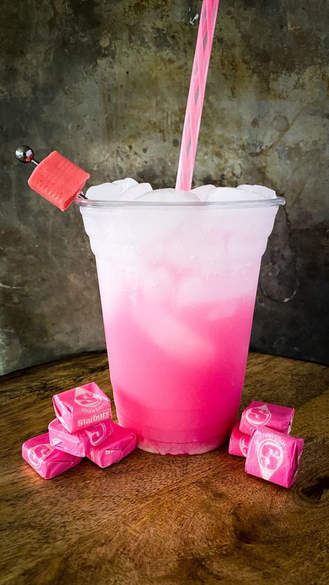 Pink Starburst Lotus Drink - Lotus Recipes Pink Starburst Lotus Drink, Strawberry Lotus Drink, Sip And Shop Drink Ideas, Lotus Drinks With Cream, Blended Lotus Energy Drink, Soda Drinks Ideas, Valentine’s Day Lotus Drinks, Valentine Lotus Drinks, Best Lotus Drinks