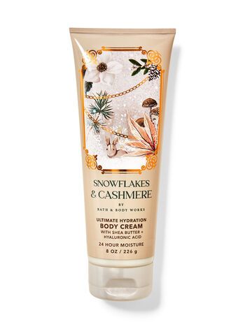 Snowflakes & Cashmere Ultimate Hydration Body Cream | Bath & Body Works Cashmere Bath And Body Works, Snowflakes And Cashmere, Best Home Fragrance, Bath & Body Works, Bath And Body Care, Gift Sets For Women, Fragrance Design, Fragrance Mist, Natural Essential Oils