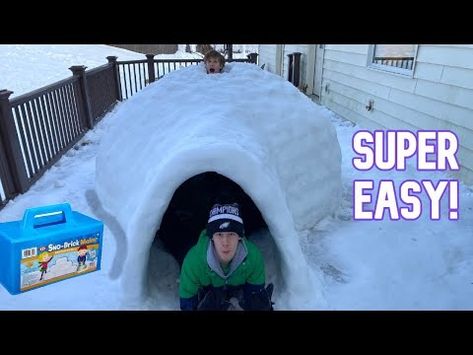 Bing Videos How To Make An Igloo, Ice Igloo, Build An Igloo, Igloo Building, Like Subscribe, 90s Kids, How To Build, How To Make An, Step By Step