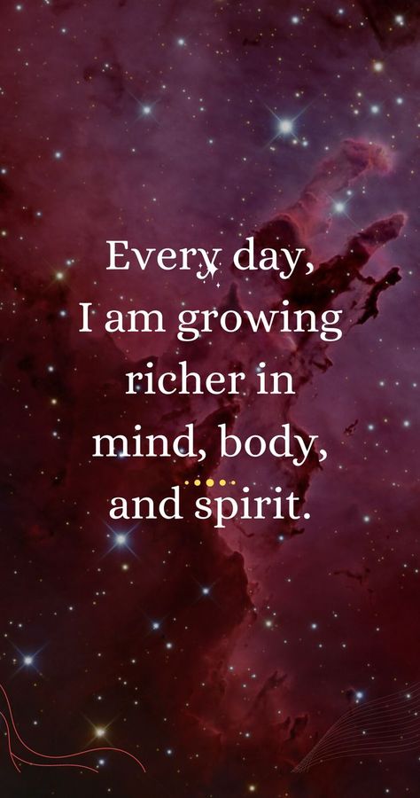 attract money effortlessly how to manifest money fast money magnet affirmations wealth affirmations Every day, I am growing richer in mind, body, and spirit. Money Magnet Affirmations, Magnet Affirmations, Manifest Money Fast, I Am Growing, How To Be Rich, Business Woman Successful, How To Look Rich, Money Magnet, Wealth Affirmations