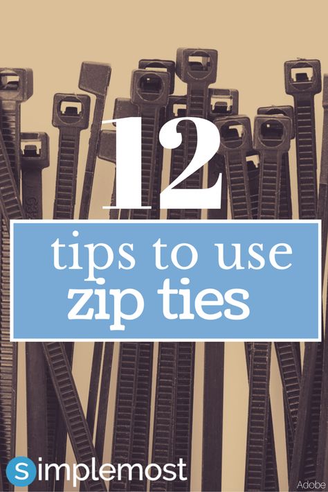 Ever wonder an easy way to unclog a drain or how to easily child proof your house? Zip ties have you covered! These 12 easy tips and trick help you use zip ties in ways you never would have know! http://www.simplemost.com/?p=22200?utm_source=pinterest&utm_medium=referral&utm_campaign=organic Zip Ties Hacks, Child Proofing Hacks, Zip Tie Hacks, Cable Tv Hacks, Unclog A Drain, Tv Hacks, Tie Storage, Organisation Tips, Survival Hacks