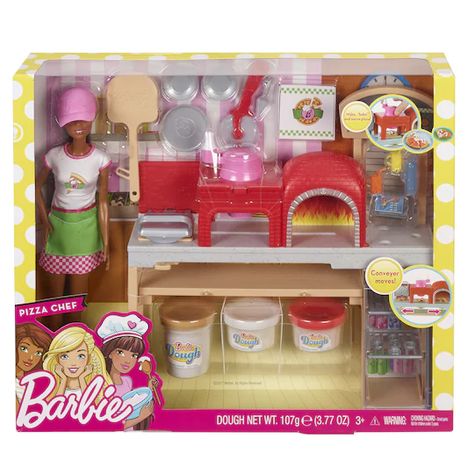 Shop for the Barbie® Doll Pizza Chef Playset at Michaels  $22.97 $48 Clearance Barbie Store, Barbie Land, Unicorn Bedding, Pizza Chef, Animal Rescue Center, Barbie Doll Set, Barbie Sets, Barbie Doll Accessories, Barbie Family