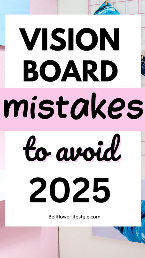 Vision board mistakes to avoid in 2025 Manfisting Board, Pictures Of Vision Boards, What To Put On Vision Board, What To Put On A Vision Board, Ideas For Vision Boards, Vision Board How To, Vision Board On Phone, Manifestation Board Examples, How To Create A Vision Board