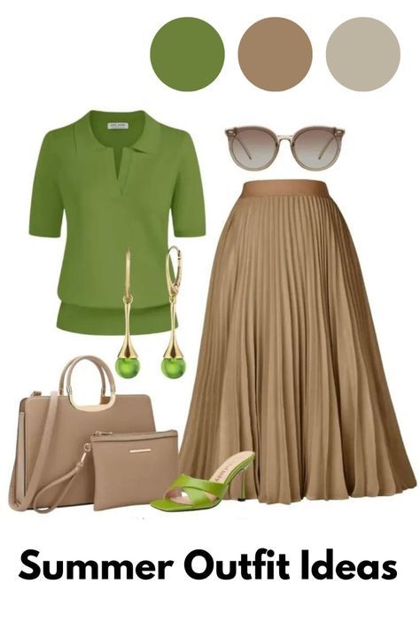 Green Silk Top Outfit, Silk Top Outfit, Green Top Outfit, Green Silk Top, Pinterest Trends, Brunch Dates, Dresses Classy, Elegant Dresses Classy, Tote Bag Patters