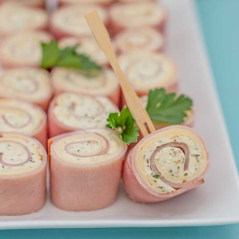 Keto Ham Roll Ups - Super Easy Low Carb Appetizer Recipe Ham Roll Ups, Cheese Roll Ups, Low Carb Appetizer, Ham Rolls, Cheese Roll, Cream Cheese Rolls, Roll Ups Recipes, Soup Appetizers, Low Carb Appetizers