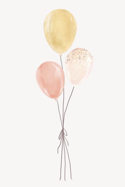 Baloon Wallpaper, Watercolour Balloons, Balloons Watercolor, Cute Balloons, Balloons Illustration, Balloon Watercolor, Balloons Background, Watercolor Balloons, Watercolour Clipart