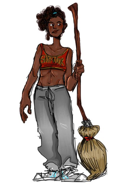 Angelina Johnson Fanart, Angelina Johnson, Hp Fanart, Harry Potter Series, Character Inspiration, On Tumblr, Harry Potter, Wonder Woman, Fan Art