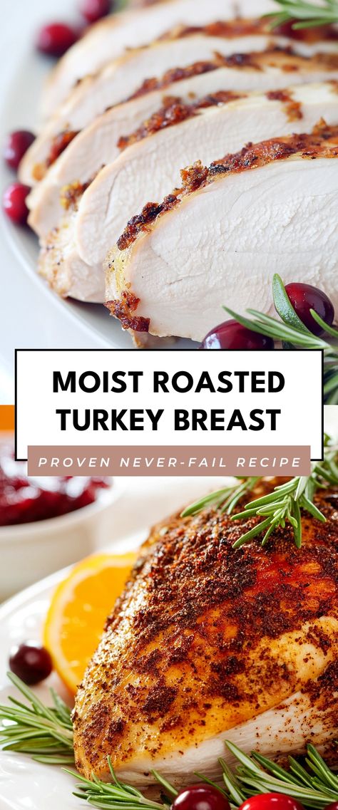 Image for Moist Roasted Turkey Breast Can You Brine Turkey Breast, Boneless Turkey Breast Electric Roaster, Turkey Breast Roasted In Oven, Roast A Turkey Breast In Oven, Perfect Turkey Breast, Seasoning Turkey Breast, How To Roast Turkey Breast, 6 Lb Turkey Breast Oven, Moist Turkey Breast Recipes