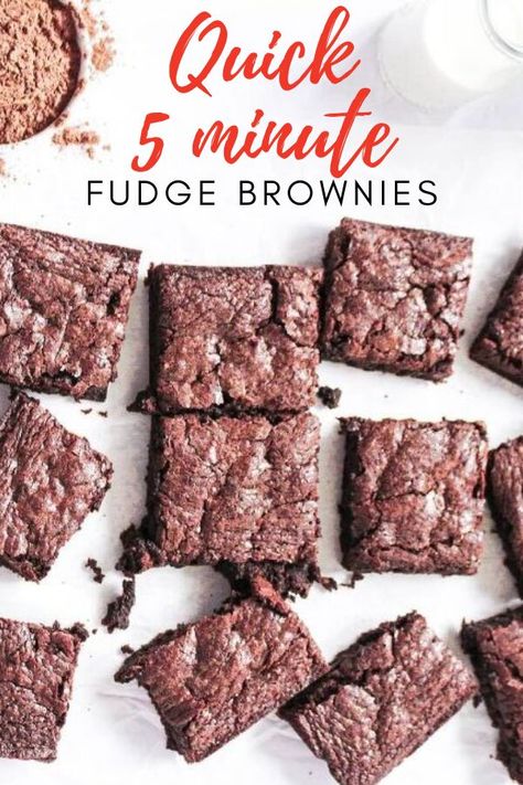 Delicious soft chewy best homemade easy fudge brownies. Make your own fudge brownies better than a mix. Easy quick brownie recipe. #foodtalkdaily Easy Fudge Brownies, Fudge Brownies From Scratch, Brownies With Cocoa Powder, Quick Brownie Recipe, Homemade Fudge Brownies, Cocoa Powder Brownies, Fudge Brownie Recipe, Easy Fudge, Brownies From Scratch