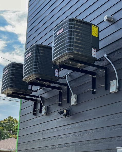 Another successful HVAC installation! 🙌🏽 By securely mounting these AC units to the building's exterior, we've optimized backyard space, giving tenants more room to enjoy their outdoor area every season 🏡 Transform your home with our space-saving HVAC solutions—request a free quote ↷ 🔗: https://ckmechanical.com/free-sales-quote/ 📍 3846 Peter St. ☎️ 519-967-2585 📧 office@ckmechanical.com - #CKMechanical #YQG #Windsorsbesthvac #residentialhvac #goodmanac #ckhvac #windsoressexcounty #goodman... Sales Quotes, Hvac Installation, Hvac Unit, Essex County, Backyard Spaces, Ac Units, Building Exterior, Free Quote, Outdoor Area