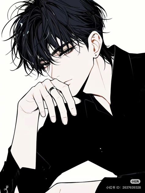 Anime Pfp For Guys, Boy Pfp Drawing, Emo Boy Art, Boy Hair Drawing, Anime Handsome, Anime Prince, Anime Cupples, Anime Sisters, Concept Art Drawing