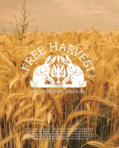 Free Harvest- a gluten free food company 🌾 For this brand I went with an artisan/western feel which is very different from what I normally do.I hardly ever use such a neutral palette But I love it ! brief- @briefclub - - - #branding #brandidentity #brandinspiration #brandingdesign #designer #designdaily #logotype #designbrief #logodesign #branddesign #logoprocess #logo #logoinspo #brandinspiration#brandidentity #brandingdesign Logo Postres, Gluten Free Logo, Logo Process, Food Company, Timeline Design, Core Beliefs, Fast Casual, Gluten Free Food, Branding Inspo