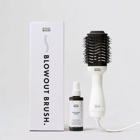 Styling + Tools – BondiBoost.com Blowout Brush, Heat Spray, Heat Protectant Spray, Heat Protectant, Heat Damage, Hot Tools, Bottle Sizes, Power Plug, Treated Hair