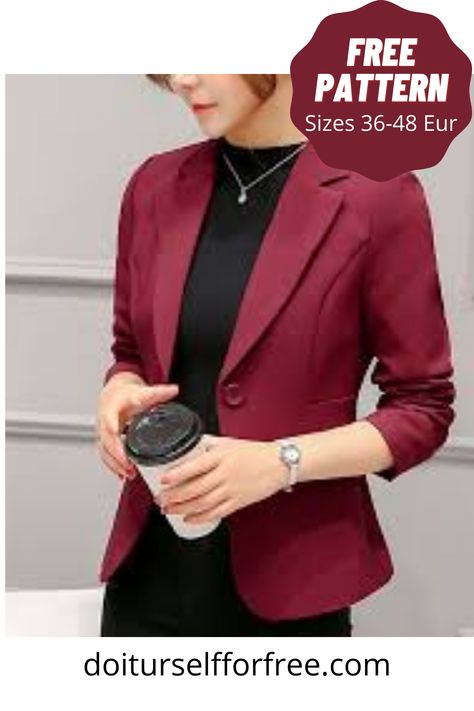 Formal Jackets For Women, Slim Blazer, Formal Blazer, Work Blazer, Ladies Blazer, Corporate Wear, Womens Jackets Casual, Work Suits, Basic Jackets