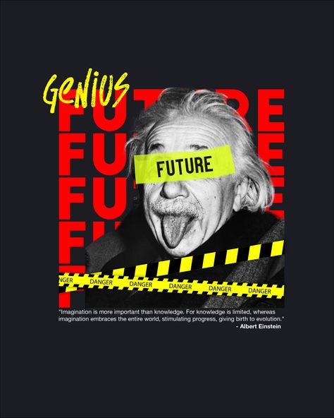 Design Streetwear, Brutalism, Poster, Genius, Future, Quote, Albert, Einstein, Imagine, cloth, aesthetic, distro, typography #streetwear #brutalism #poster #genius #ideas #future #albert #einstein #formula #cloth #aesthetic #distro #typography #design #quote #smart #relativity #math #wallpaper #retro #vintage #minimalist #motivation #cloth #branding #creative Einstein Formula, Cloth Branding, Cloth Aesthetic, Brutalism Poster, Minimalist Motivation, Black Hair Anime Guy, Math Wallpaper, Typography Shirt Design, Poster Vintage Retro